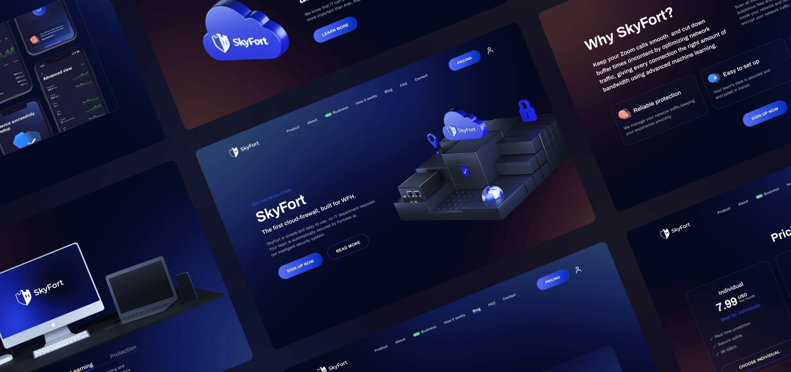 SkyFort – Sito web di Security Firewall - Website Development - Photo 1