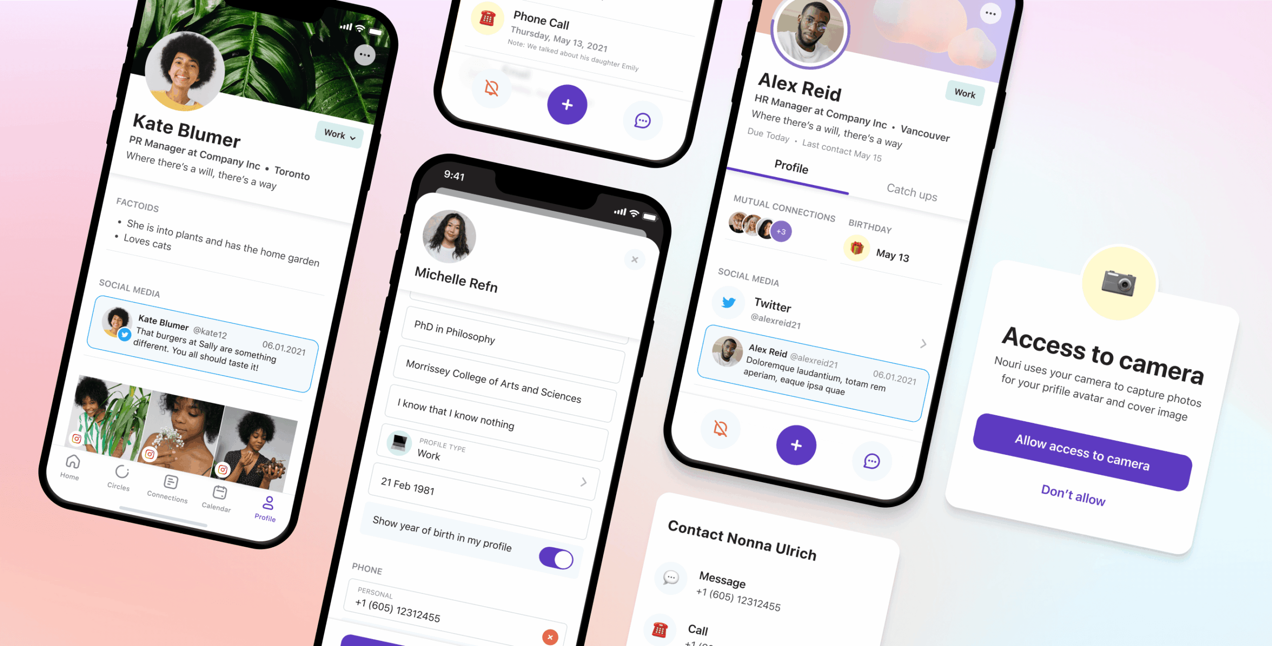 Nouri – Connection companion app - Website Development - Photo 6