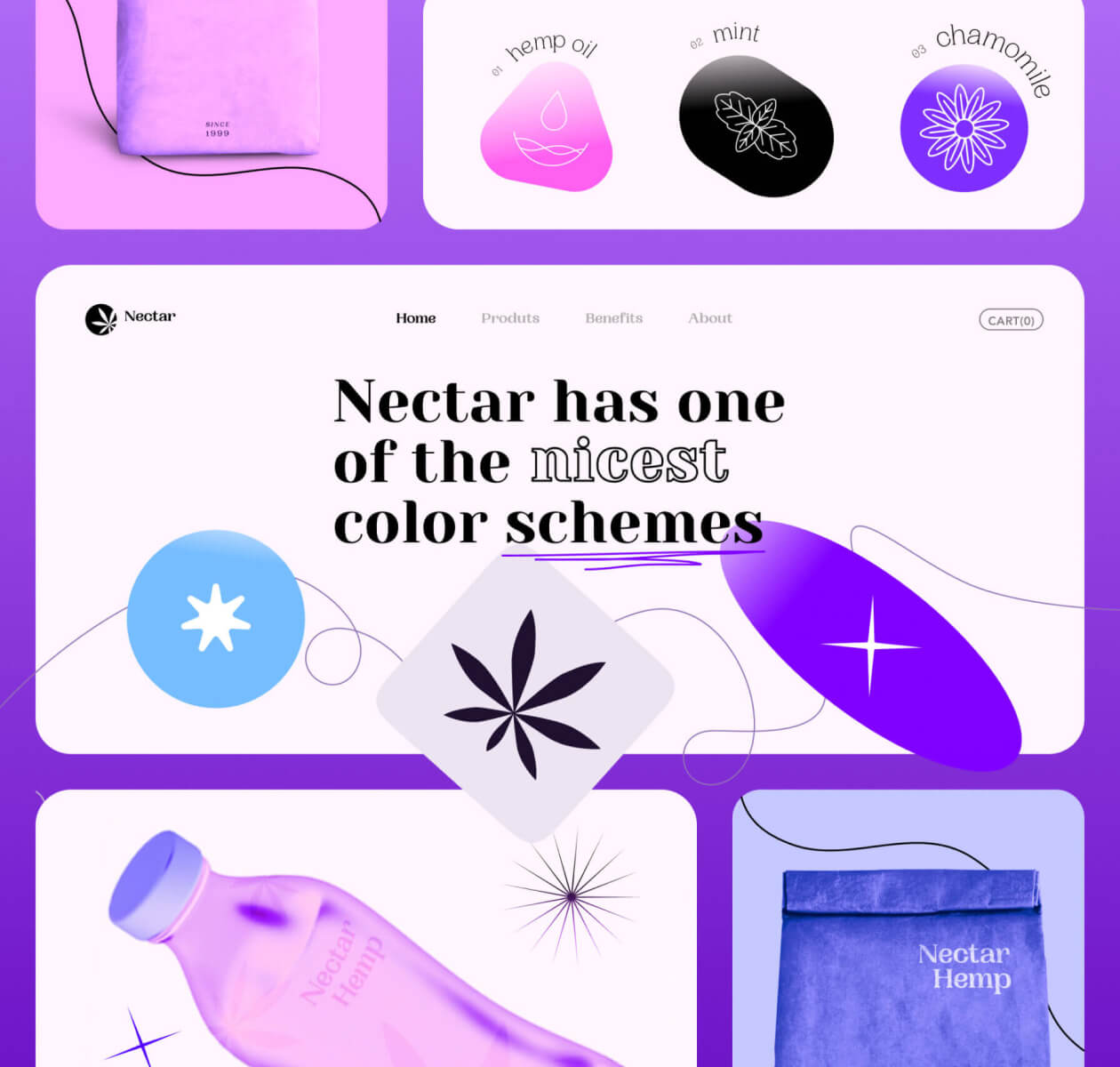 Nectar – CBD products landing page - Website Development - Photo 7