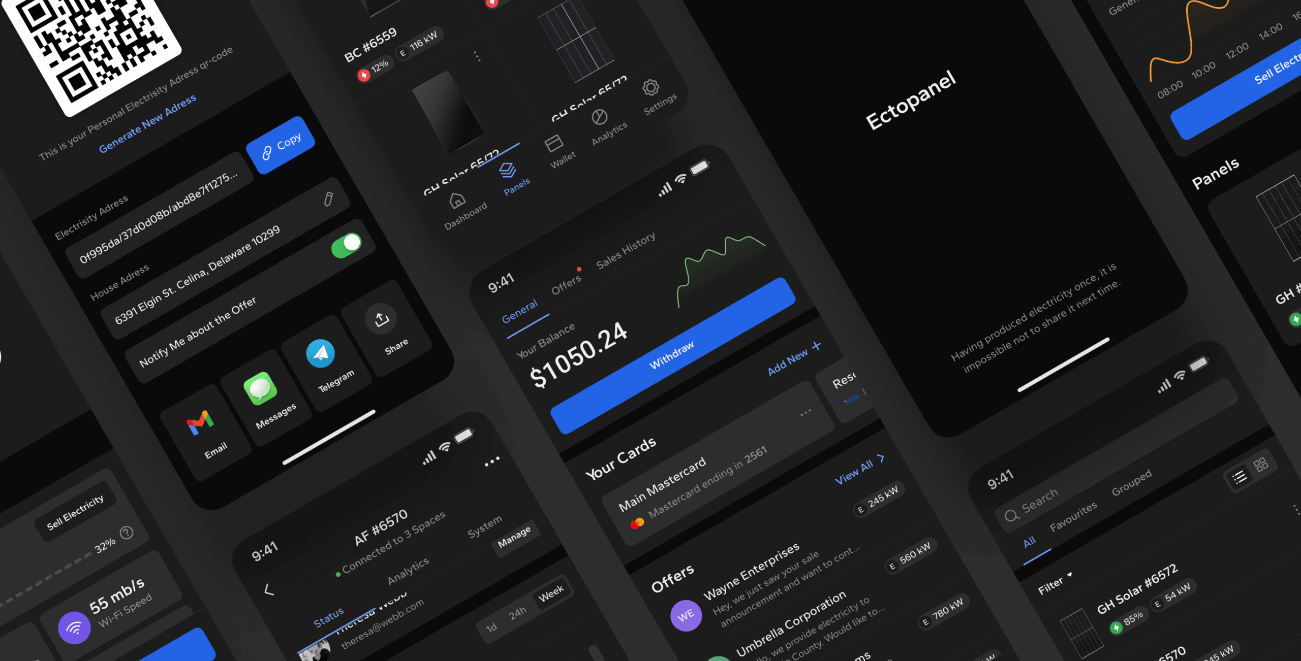 Ectopanel – Solar panels control mobile app - Website Development - Photo 1