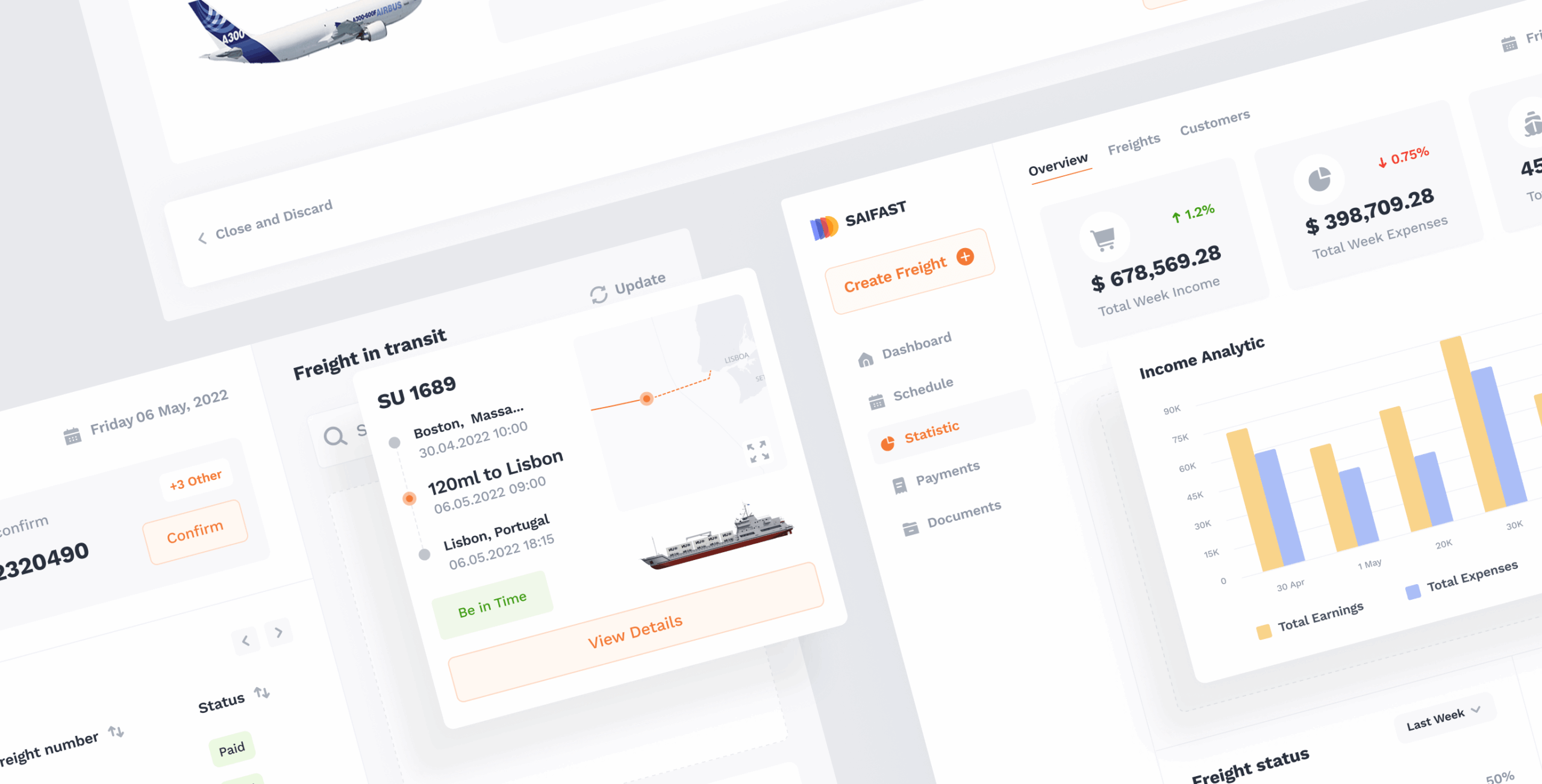 Saifast – logistics web app - Website Development - Photo 1