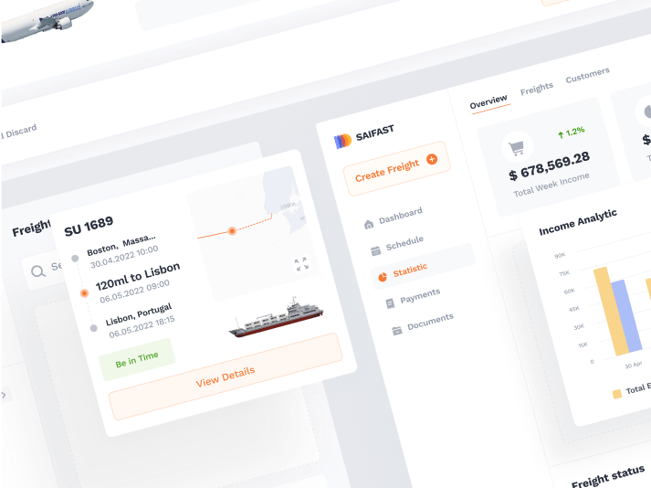 Saifast – logistics web app - image cover