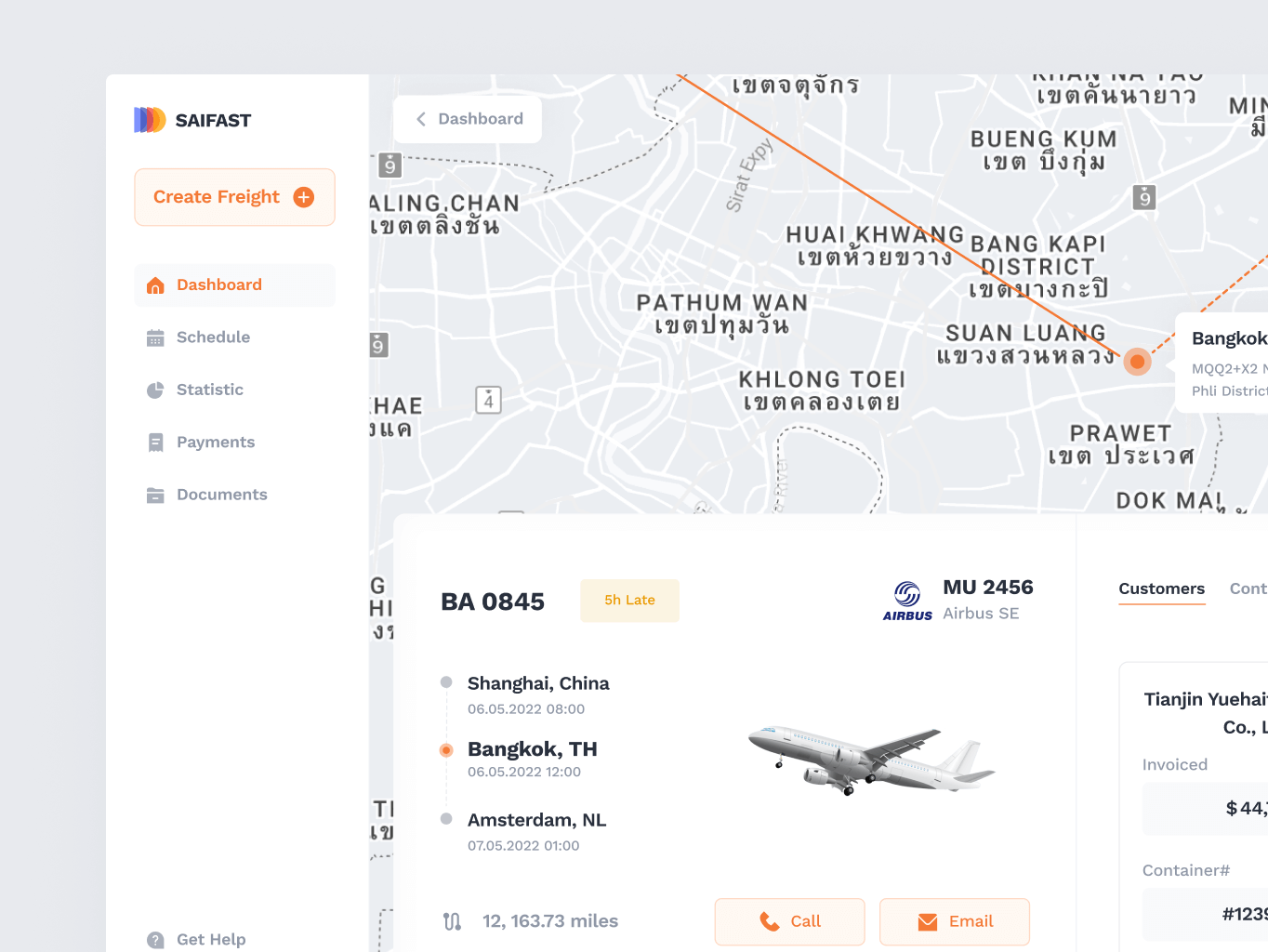 Saifast – logistics web app - Website Development - Photo 3