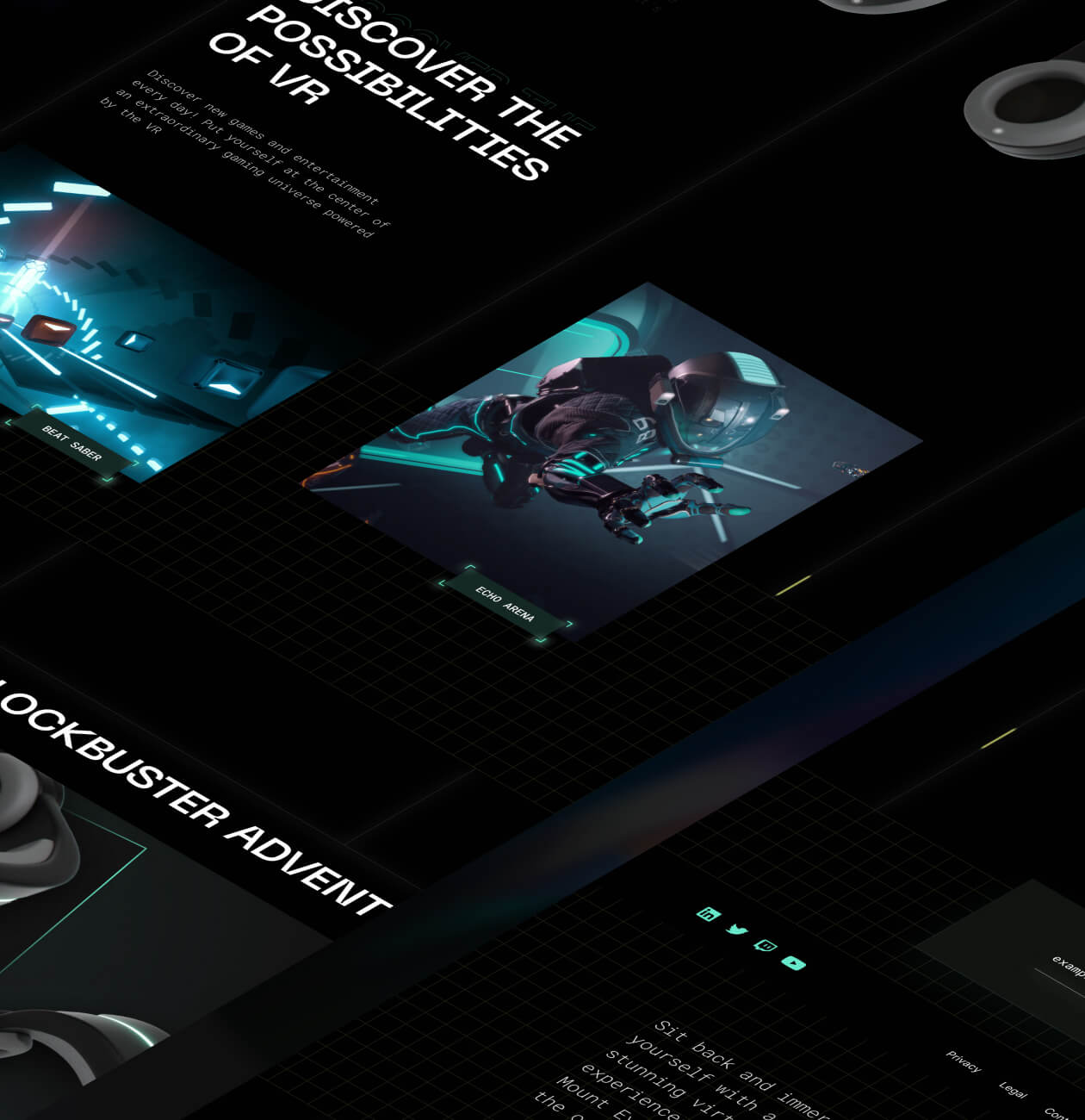 OSIRIS – VR Headset branding & landing page - Website Development - Photo 4