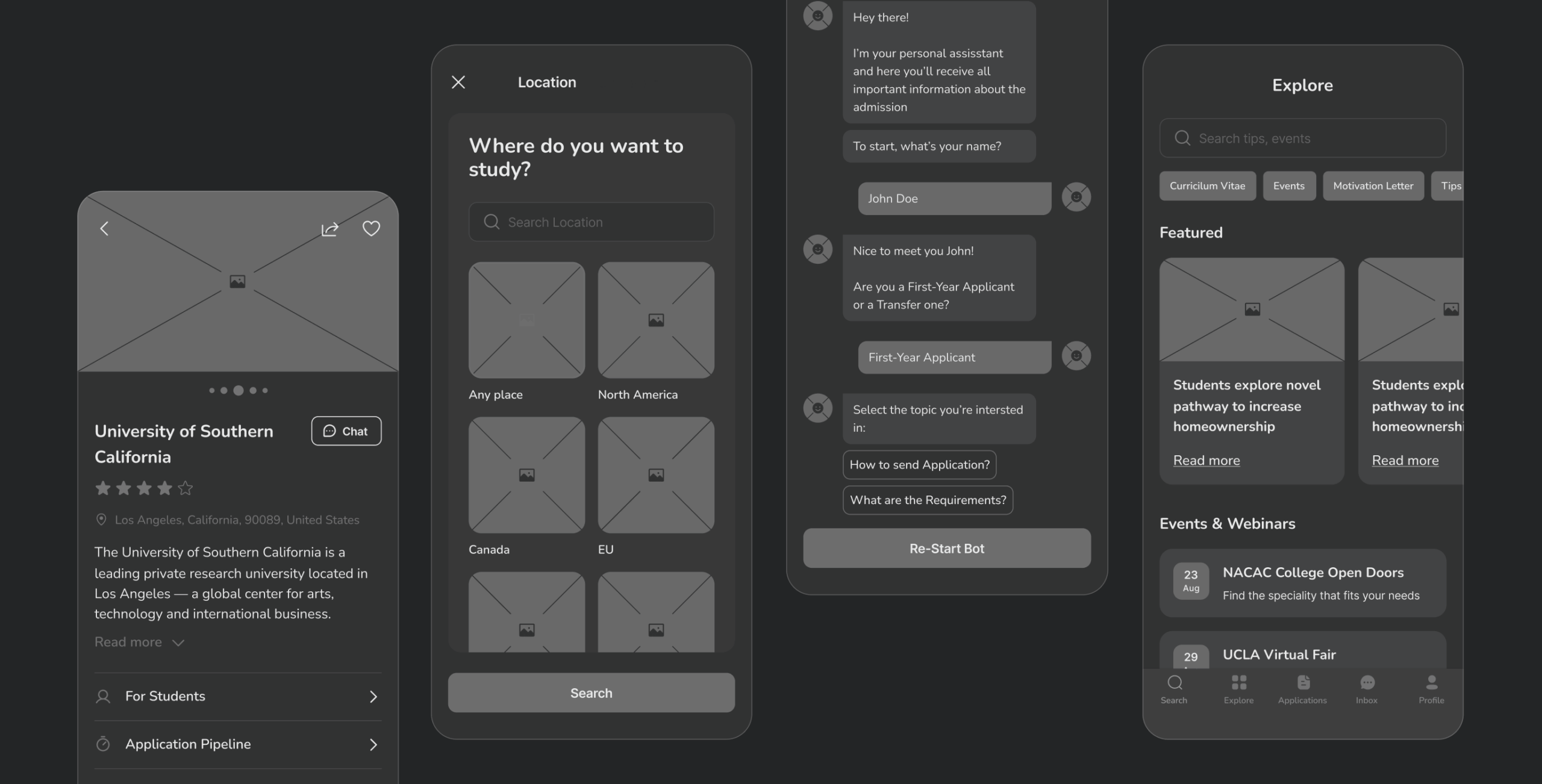 UVER – Universities Aggregator mobile app - Website Development - Photo 7