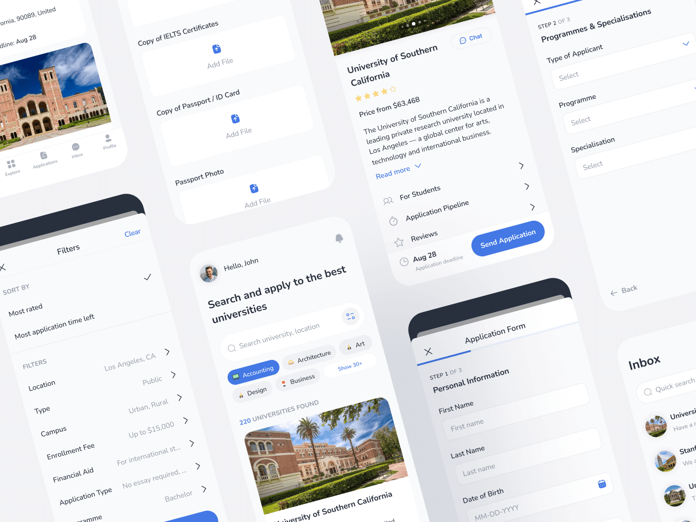 UVER – Universities Aggregator mobile app - Website Development - Photo 14