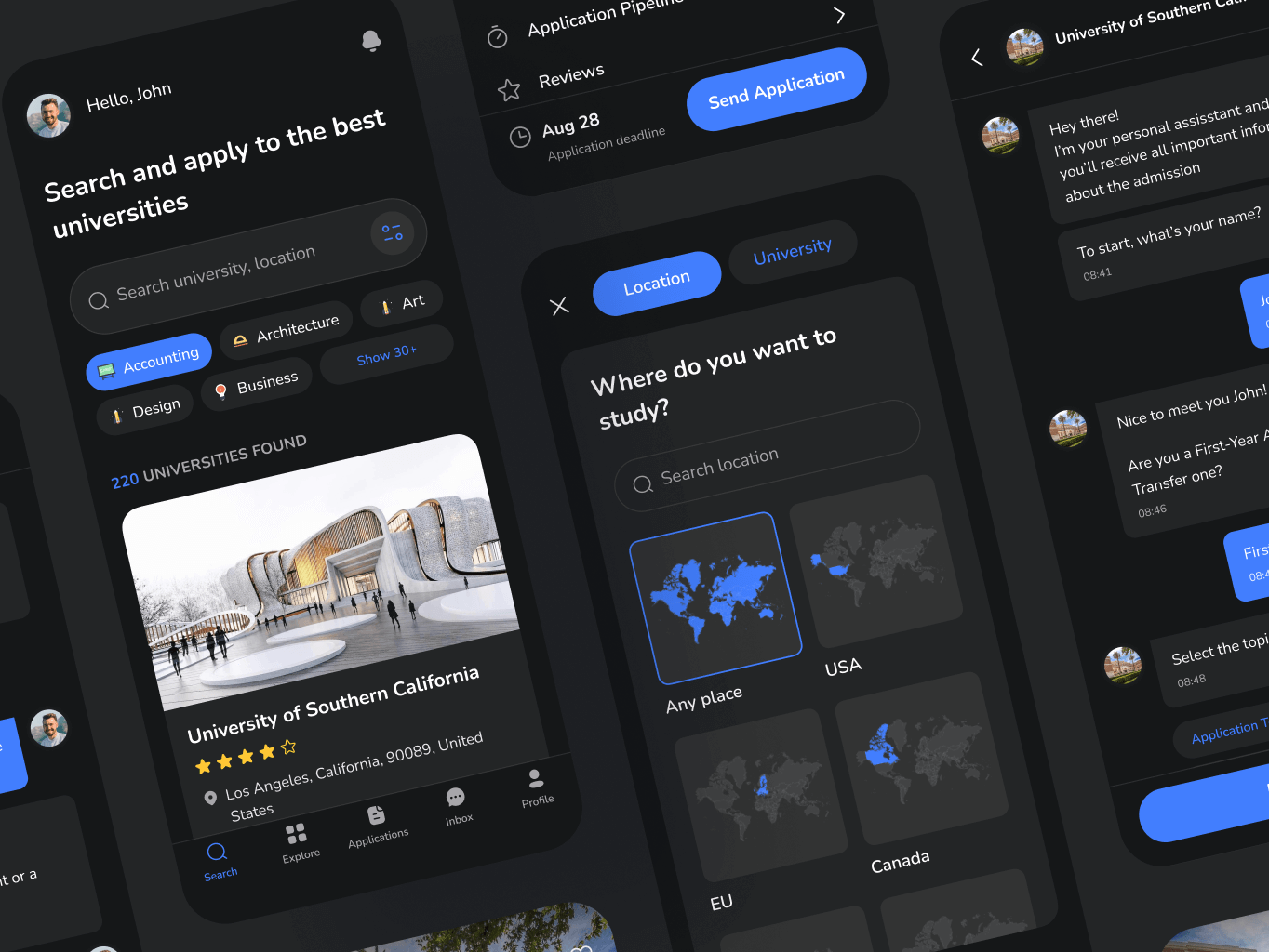 UVER – Universities Aggregator mobile app - Website Development - Photo 11