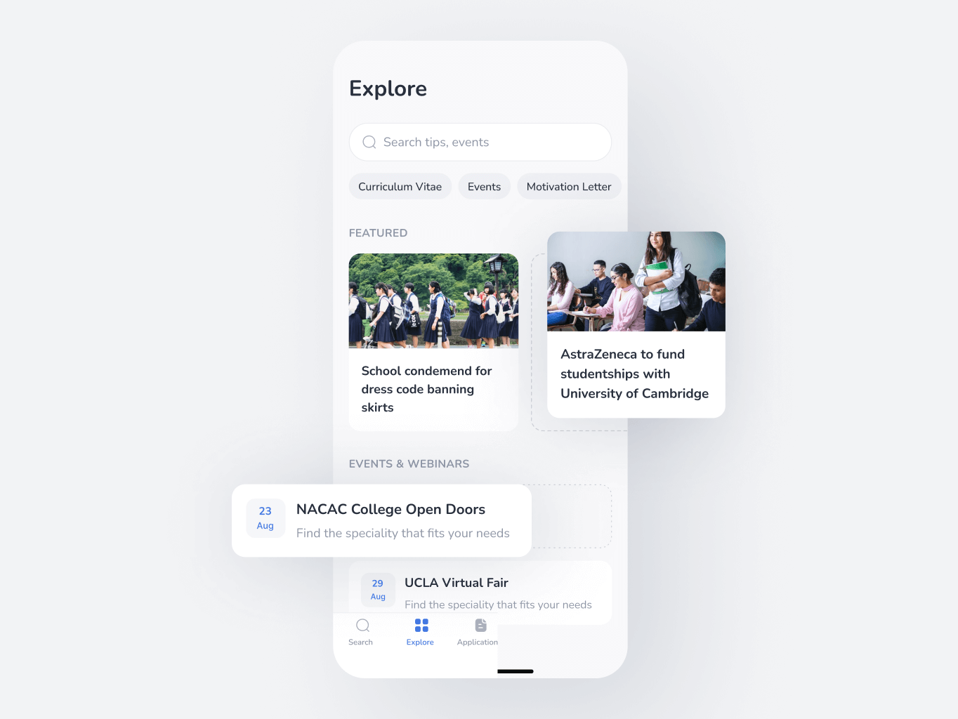 UVER – Universities Aggregator mobile app - Website Development - Photo 15