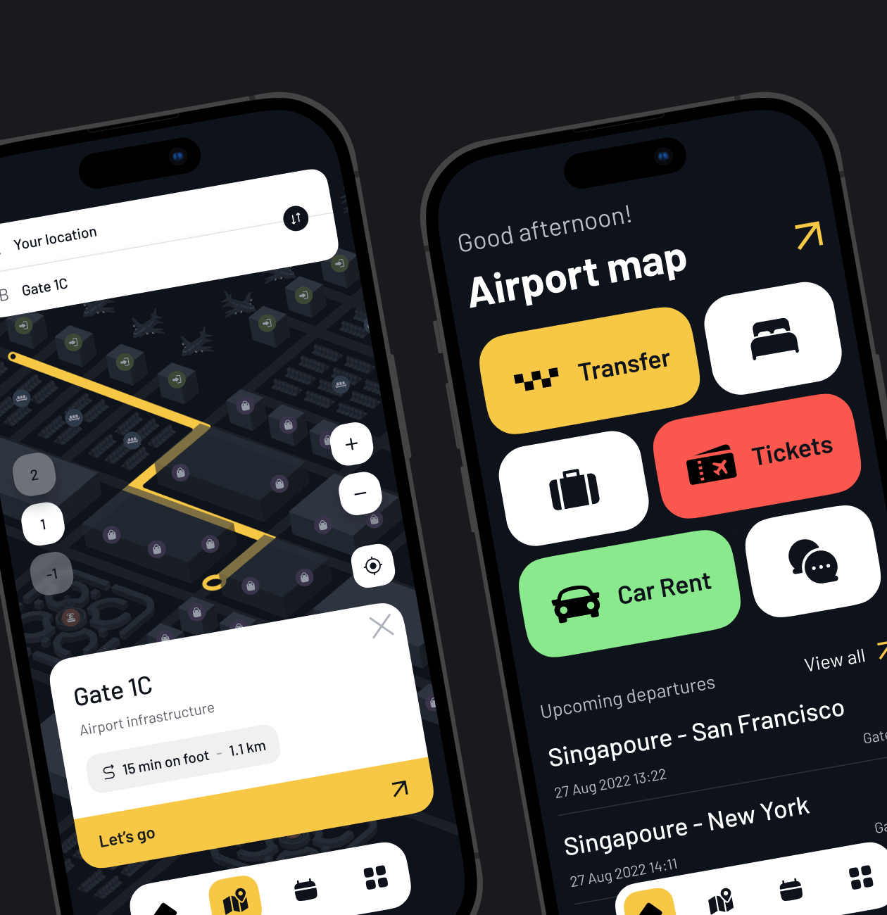 Sinport – Singapore Airport navigation app - Website Development - Photo 6