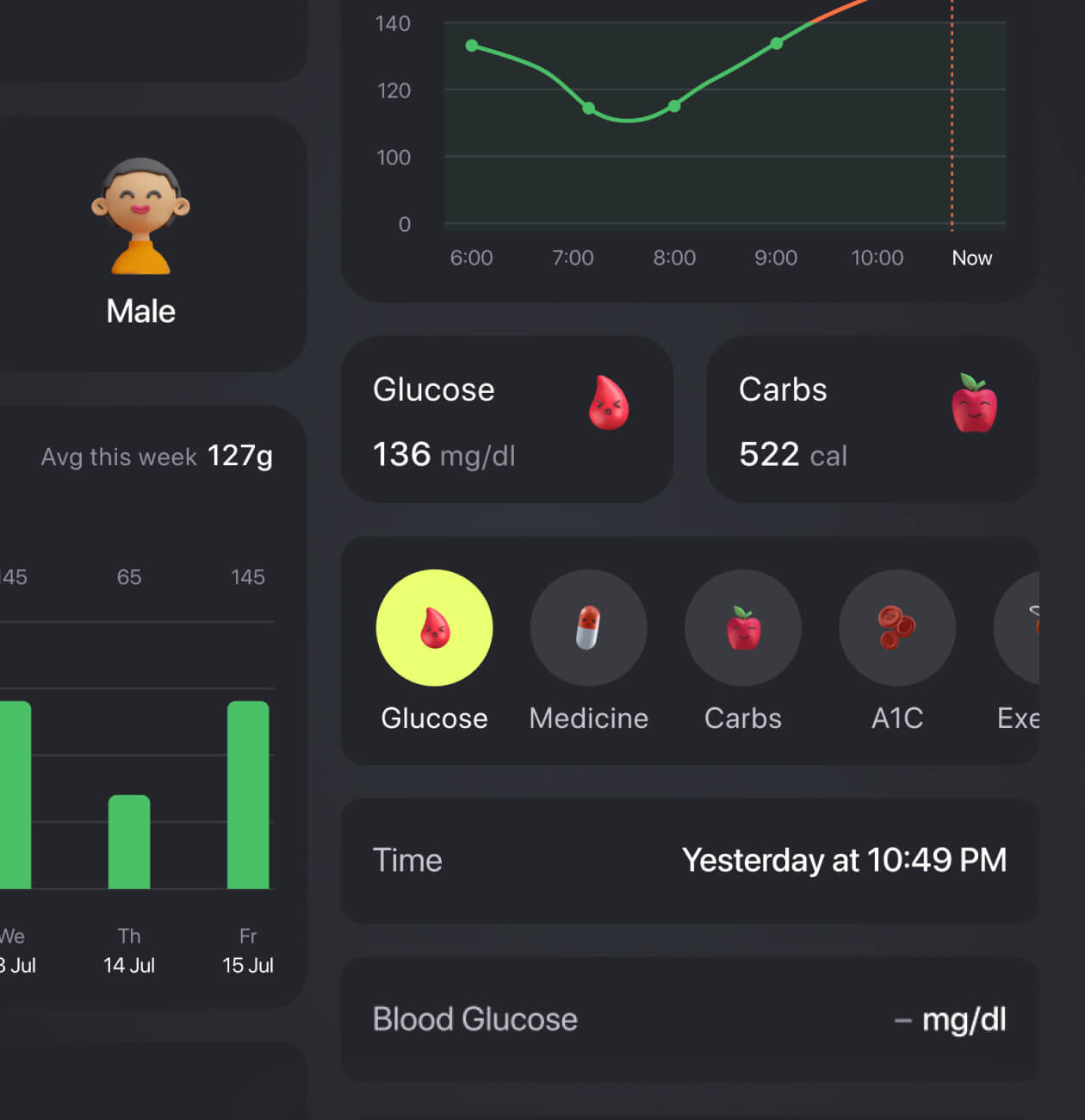 Glume – healthcare mobile app for diabetics - Website Development - Photo 11