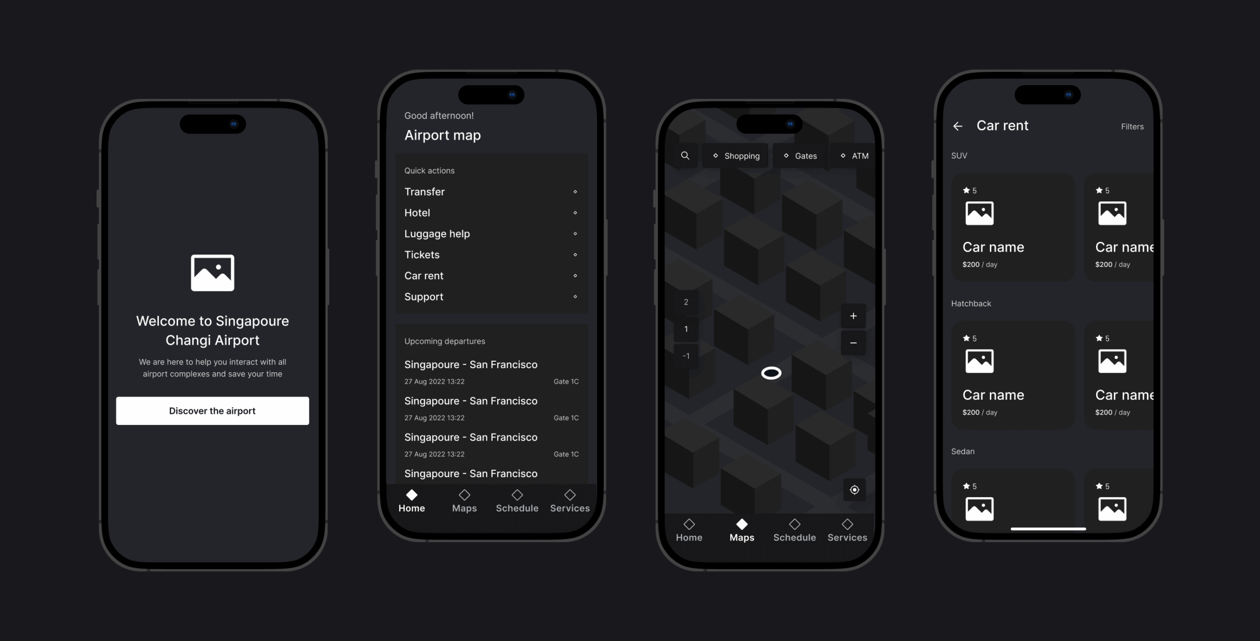 Sinport – Singapore Airport navigation app - Website Development - Photo 10
