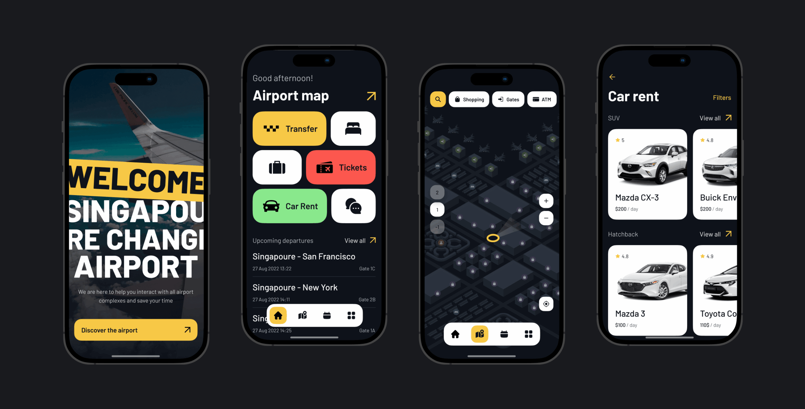 Sinport – Singapore Airport navigation app - Website Development - Photo 11