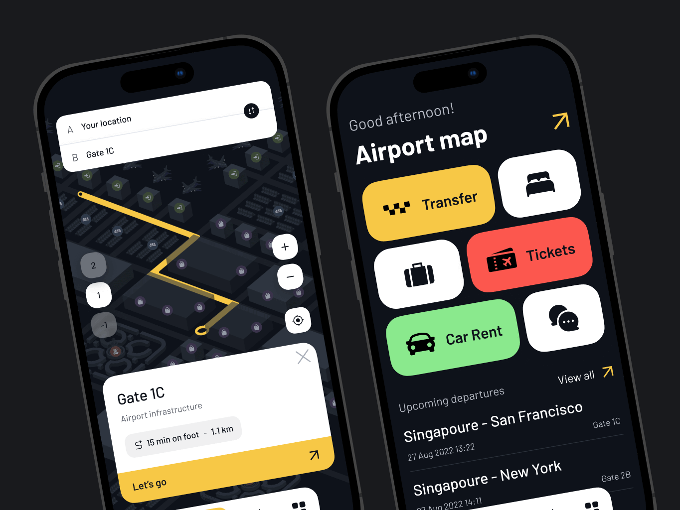 Sinport – Singapore Airport navigation app - Website Development - Photo 6