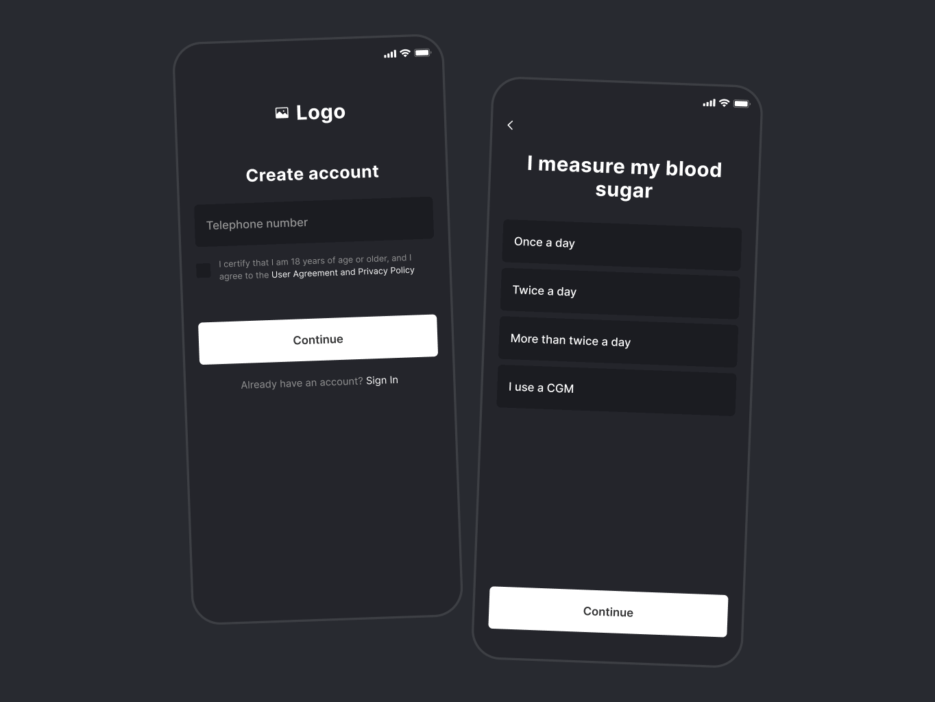 Glume – healthcare mobile app for diabetics - Website Development - Photo 7