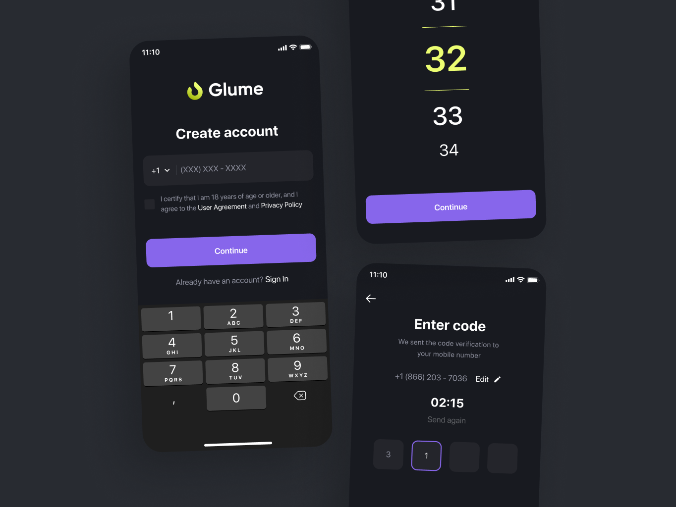 Glume – healthcare mobile app for diabetics - Website Development - Photo 10