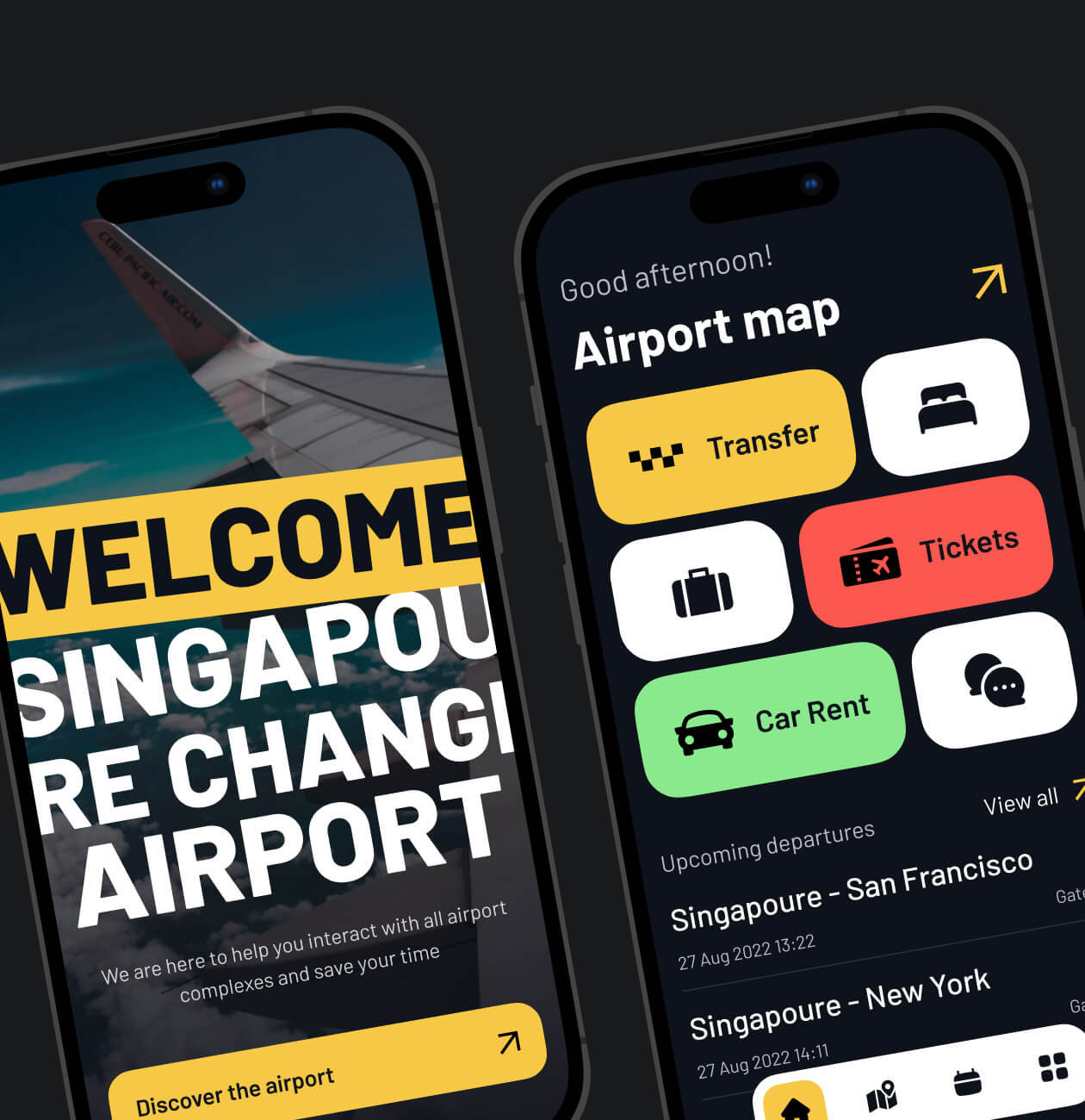 Sinport – Singapore Airport navigation app - Website Development - Photo 3