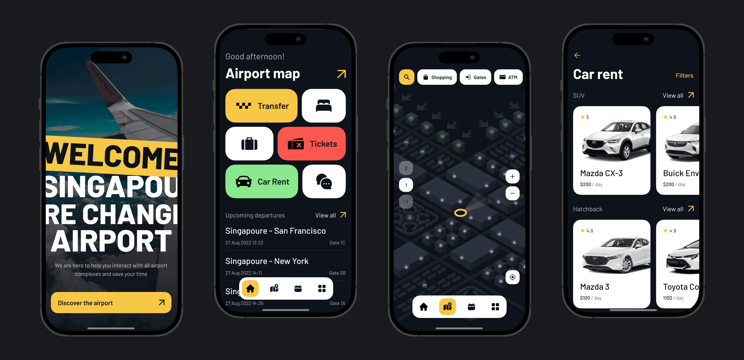 Sinport – Singapore Airport navigation app - Website Development - Photo 11