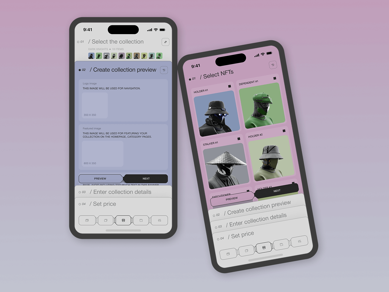 JoCreate – Application for creating NFT collections - Website Development - Photo 27