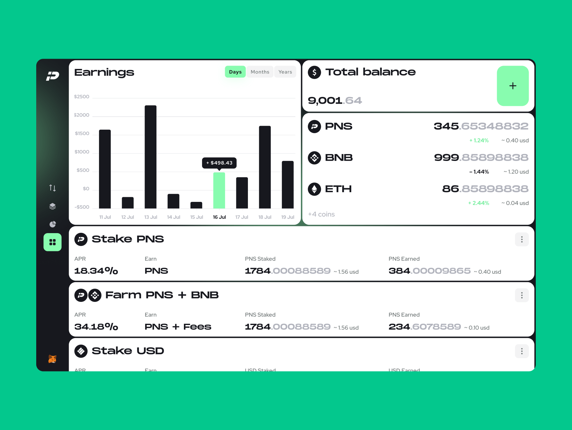 PNSwap – token exchange platform - Website Development - Photo 15