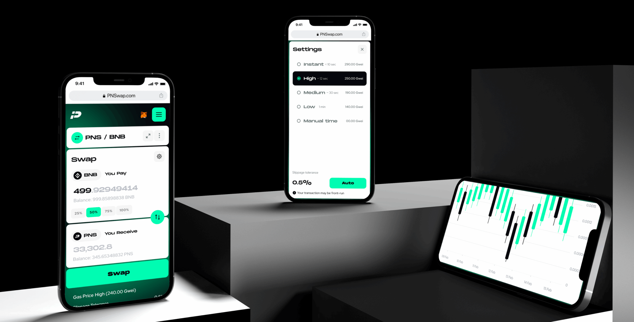 PNSwap – token exchange platform - Website Development - Photo 21