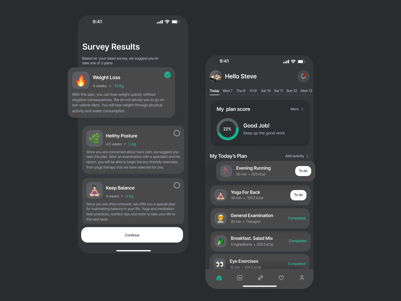 Healher – an app with personalized health plans - Website Development - Photo 11