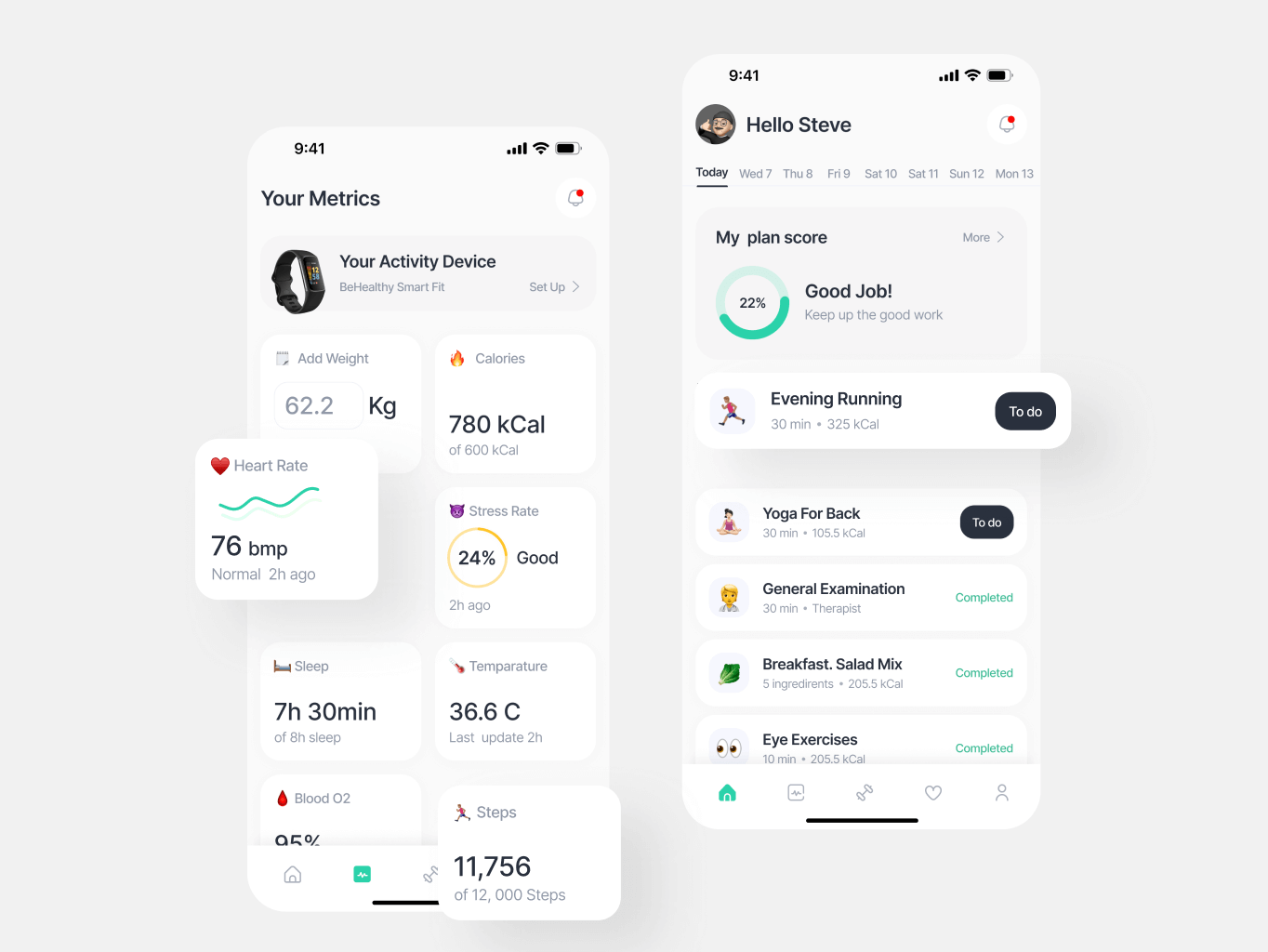 Healher – an app with personalized health plans - Website Development - Photo 5