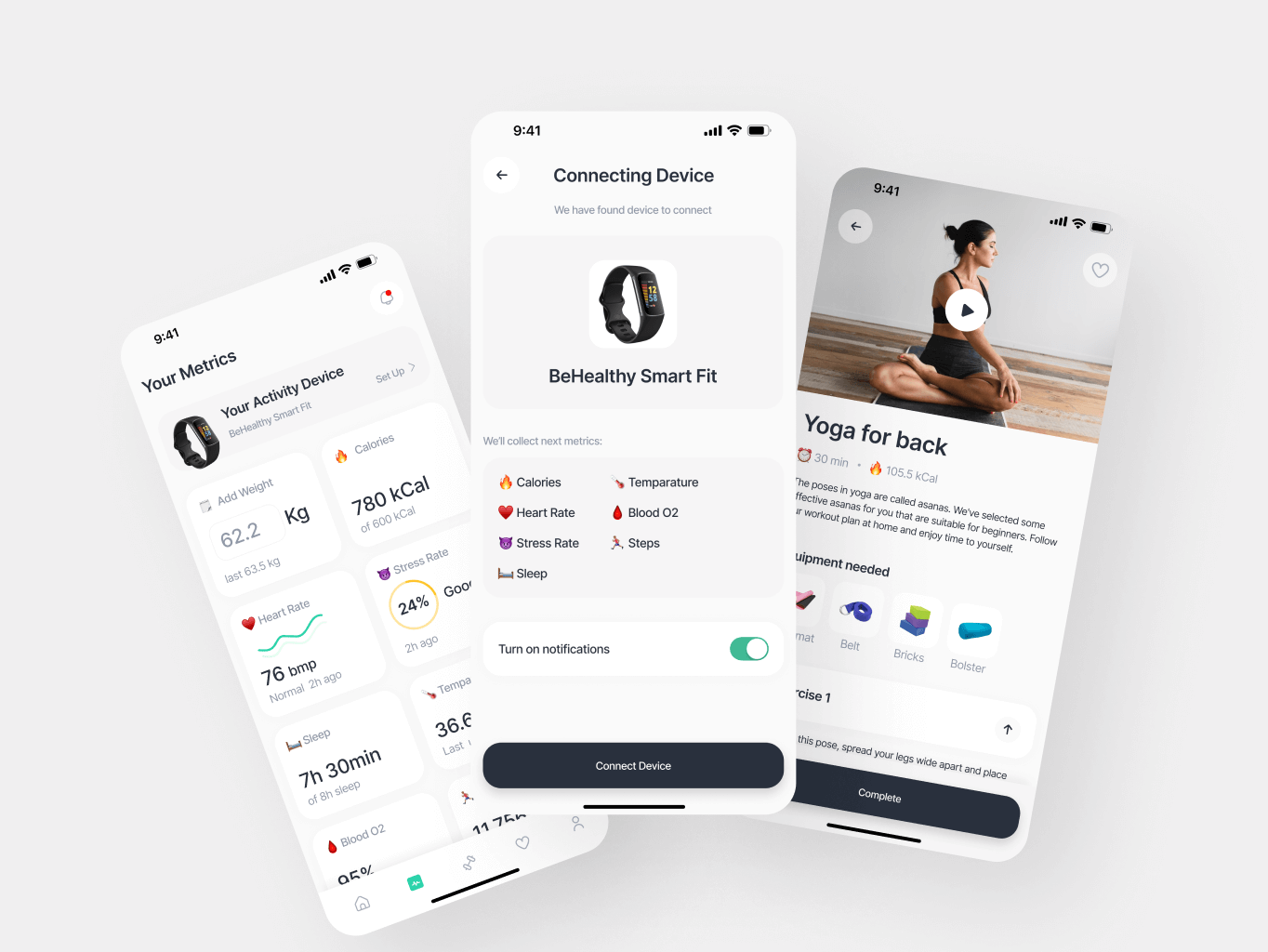 Healher – an app with personalized health plans - Website Development - Photo 2