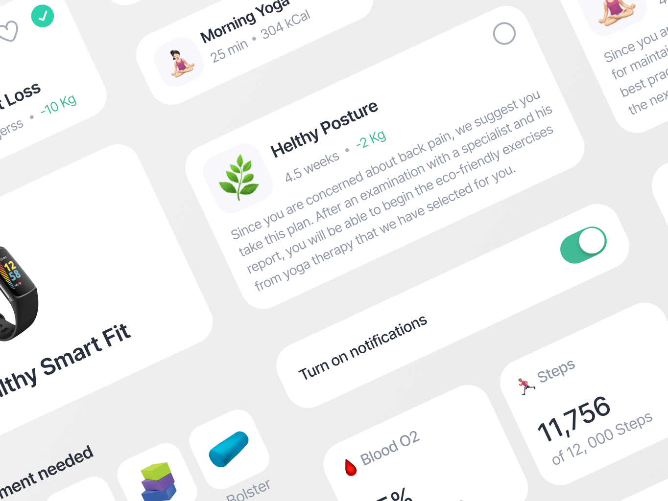 Healher – an app with personalized health plans - Website Development - Photo 4