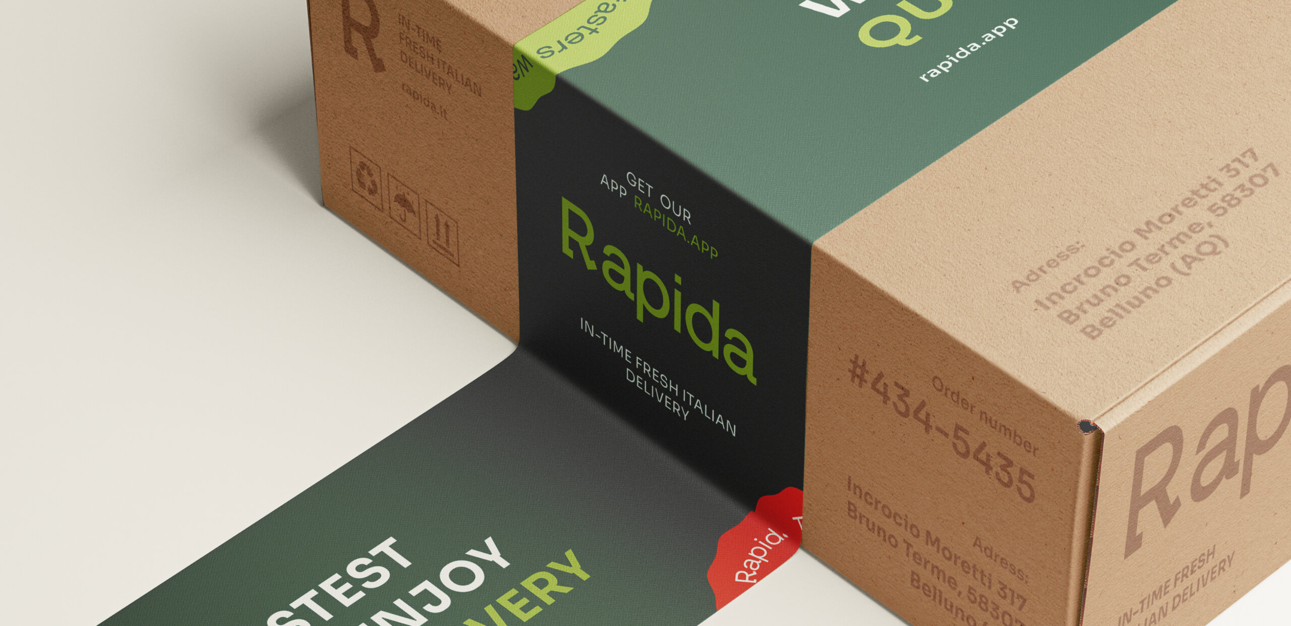 Rapida – Branding per il servizio di consegna - Website Development - Photo 11