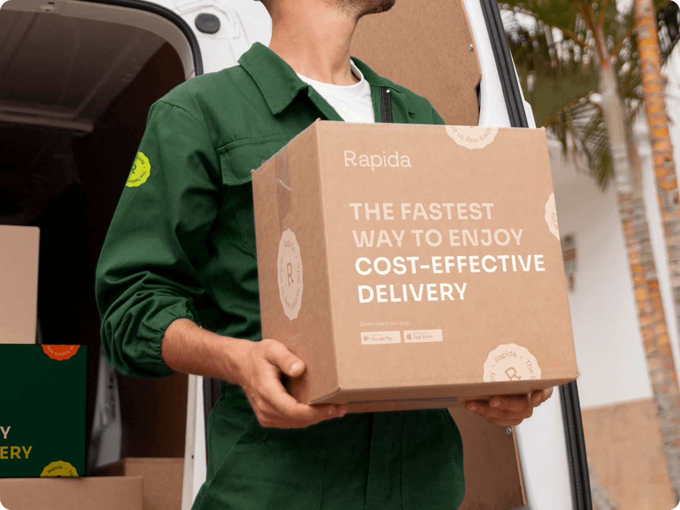 Rapida – Branding for the Delivery Service - Website Development - Photo 3