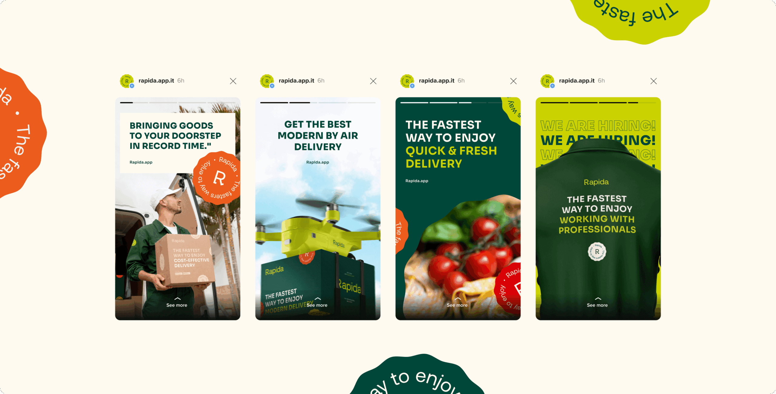 Rapida – Branding for the Delivery Service - Website Development - Photo 19