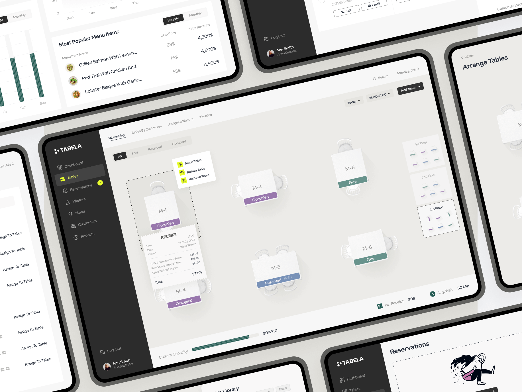 Tabela – a management system for Restaurants - Website Development - Photo 12