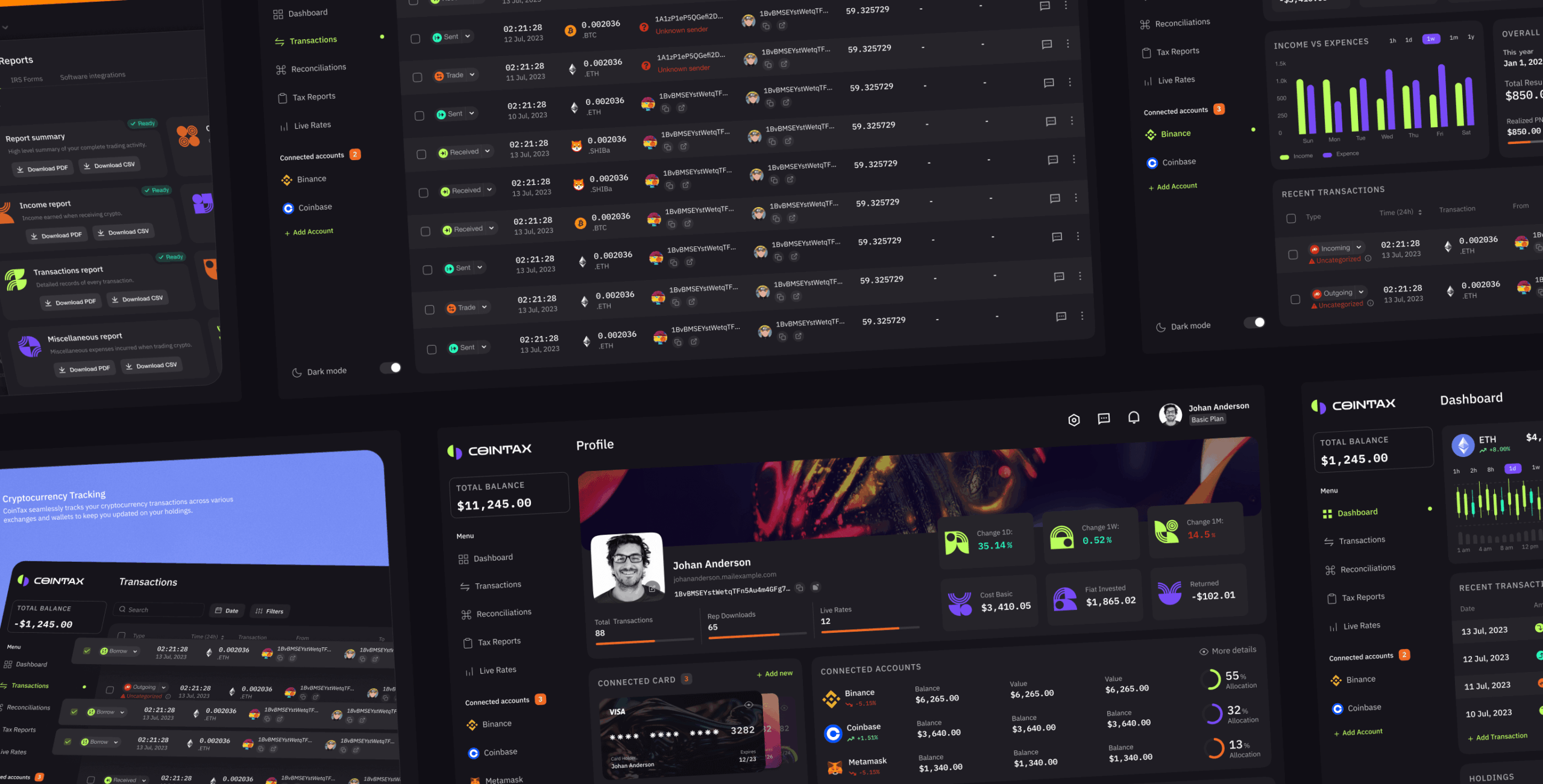 CoinTax – crypto tax reporting tool - Website Development - Photo 11