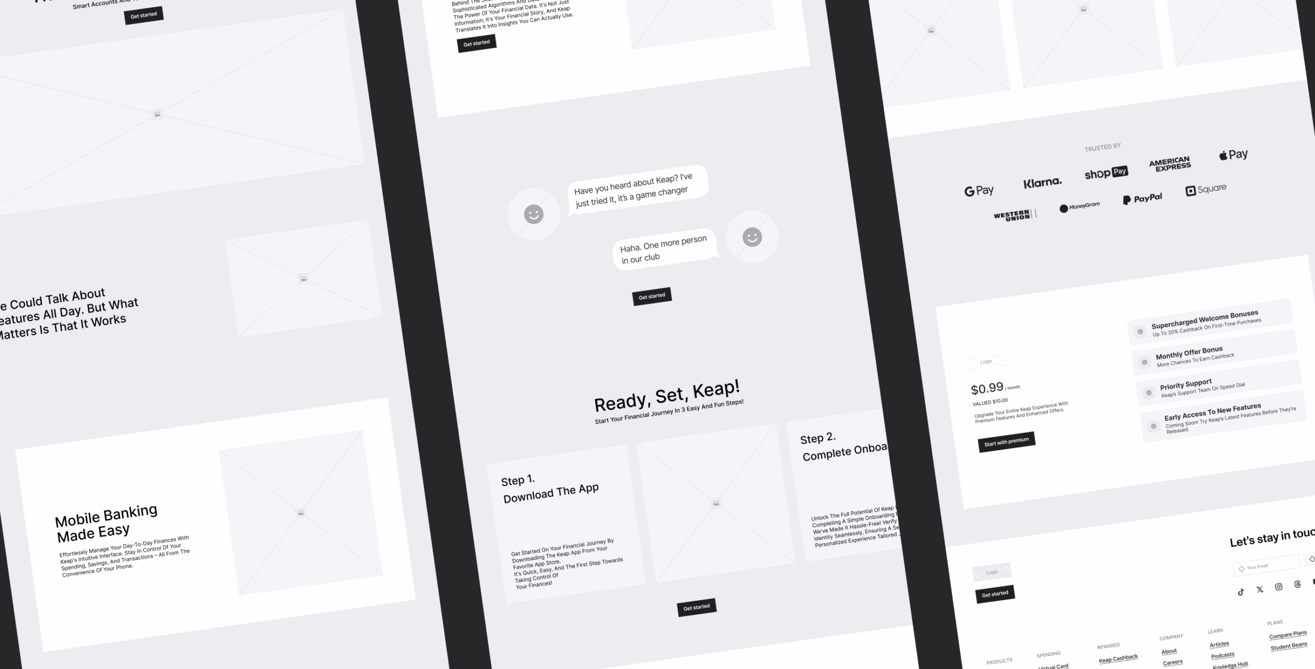 Keap – Promo website for budgeting mobile app - Website Development - Photo 7