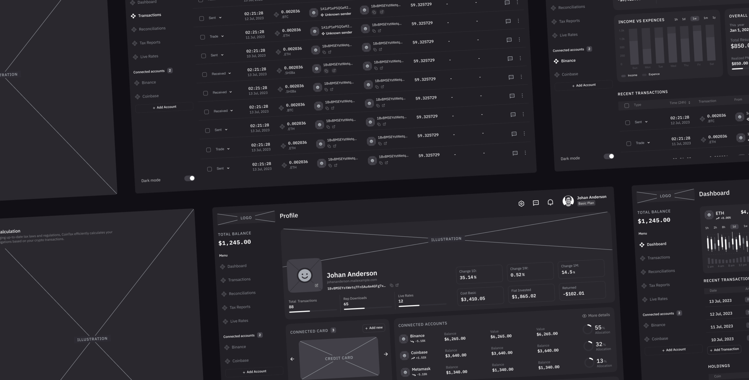 CoinTax – crypto tax reporting tool - Website Development - Photo 10