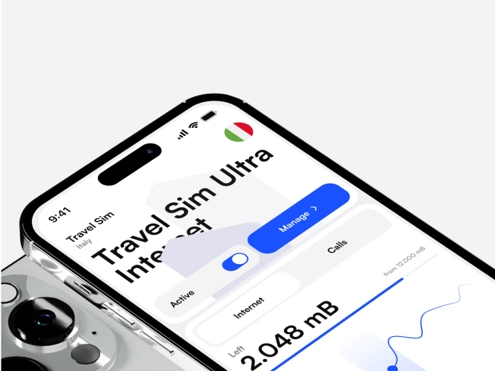 E-manager – mobile app for e-sim management - image cover