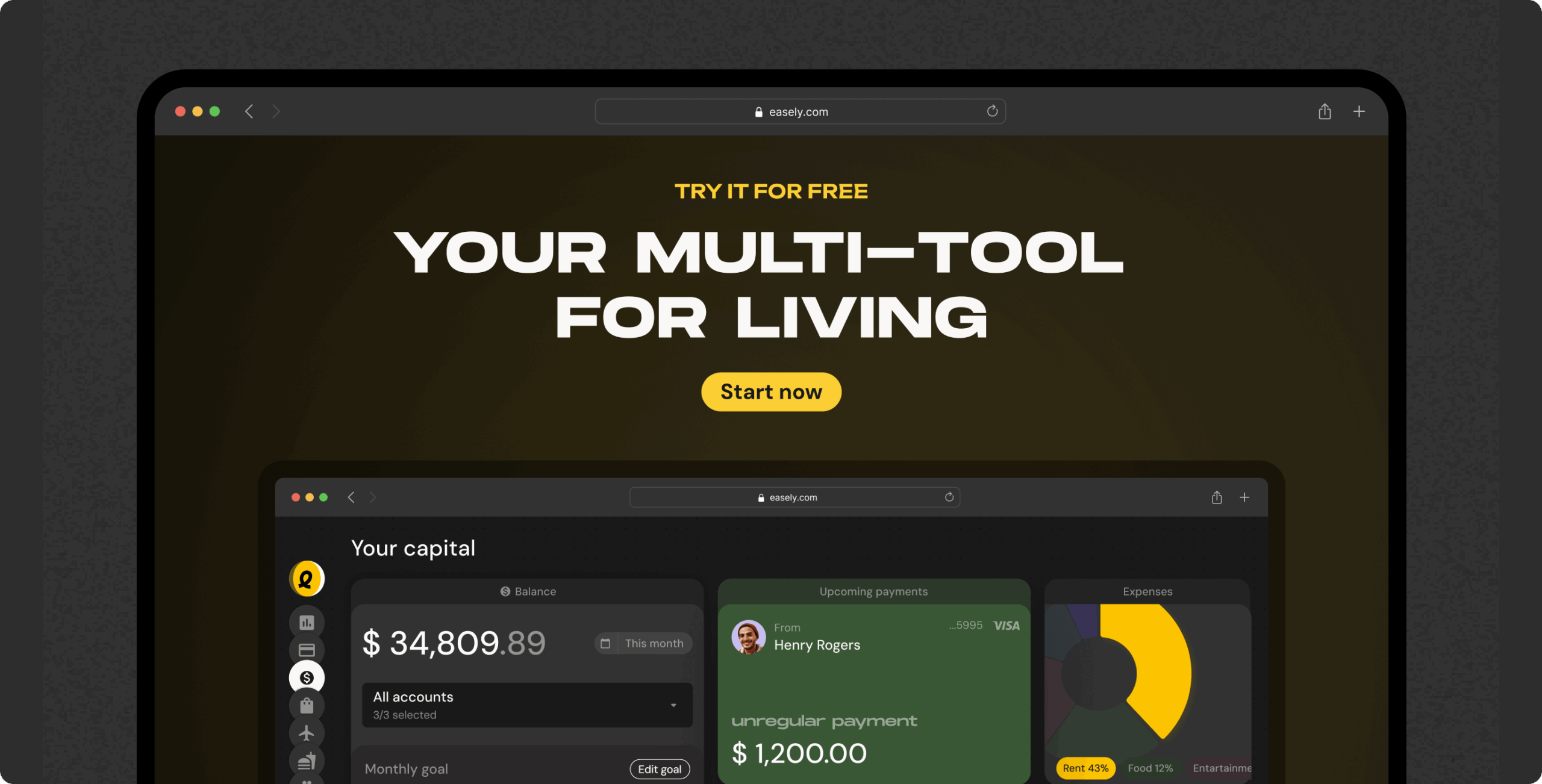 Easily – promo website for the super app - Website Development - Photo 4