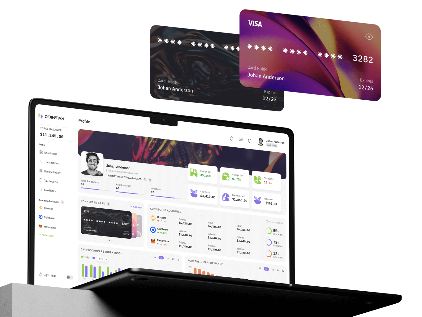 CoinTax – crypto tax reporting tool - Website Development - Photo 6