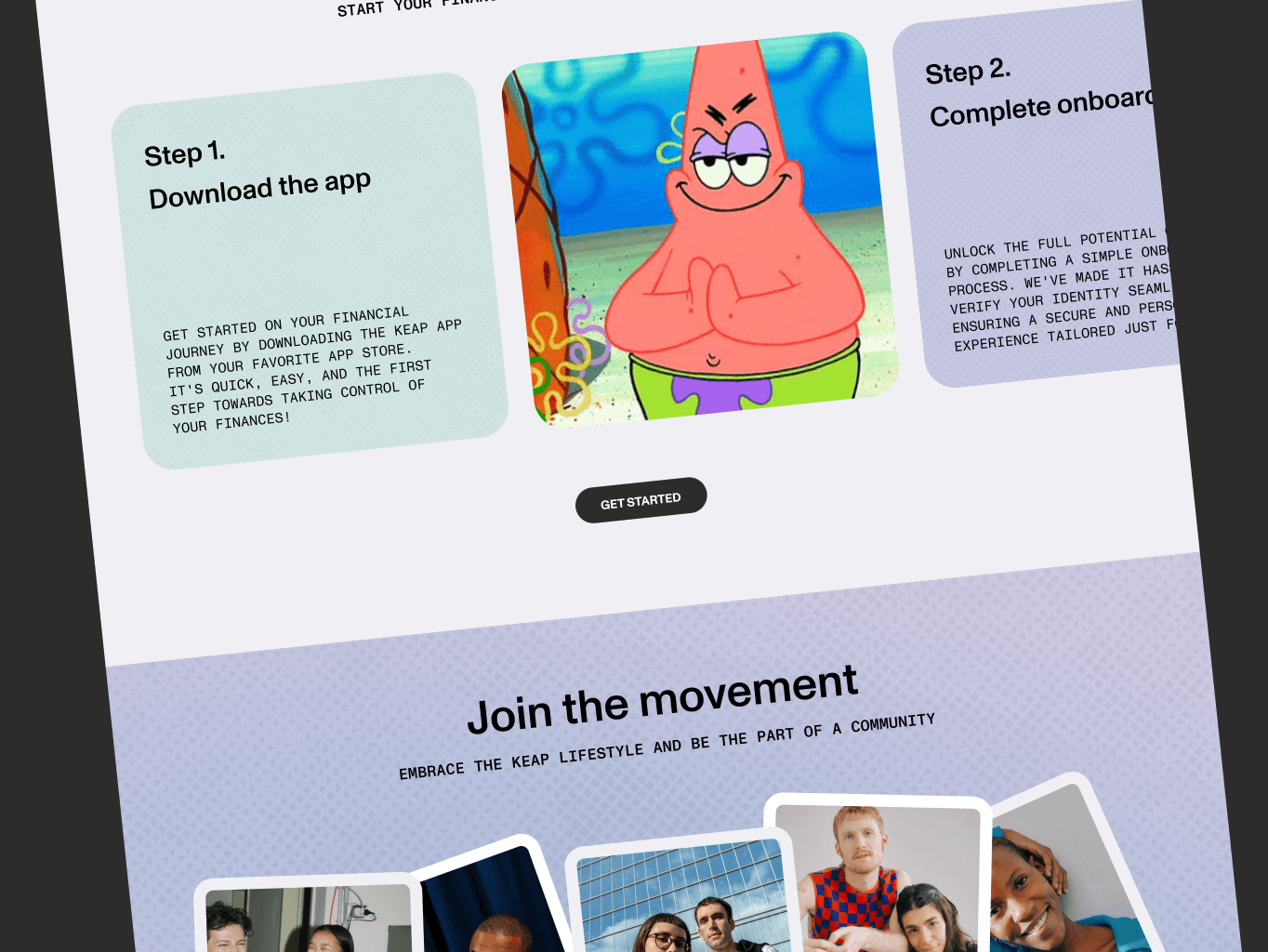 Keap – Promo website for budgeting mobile app - Website Development - Photo 4