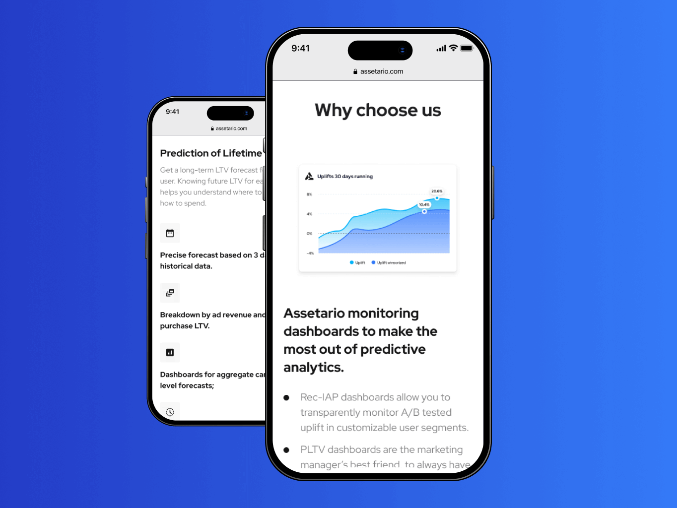 Assetario – website for the best in class platform for app personalization - Website Development - Photo 12