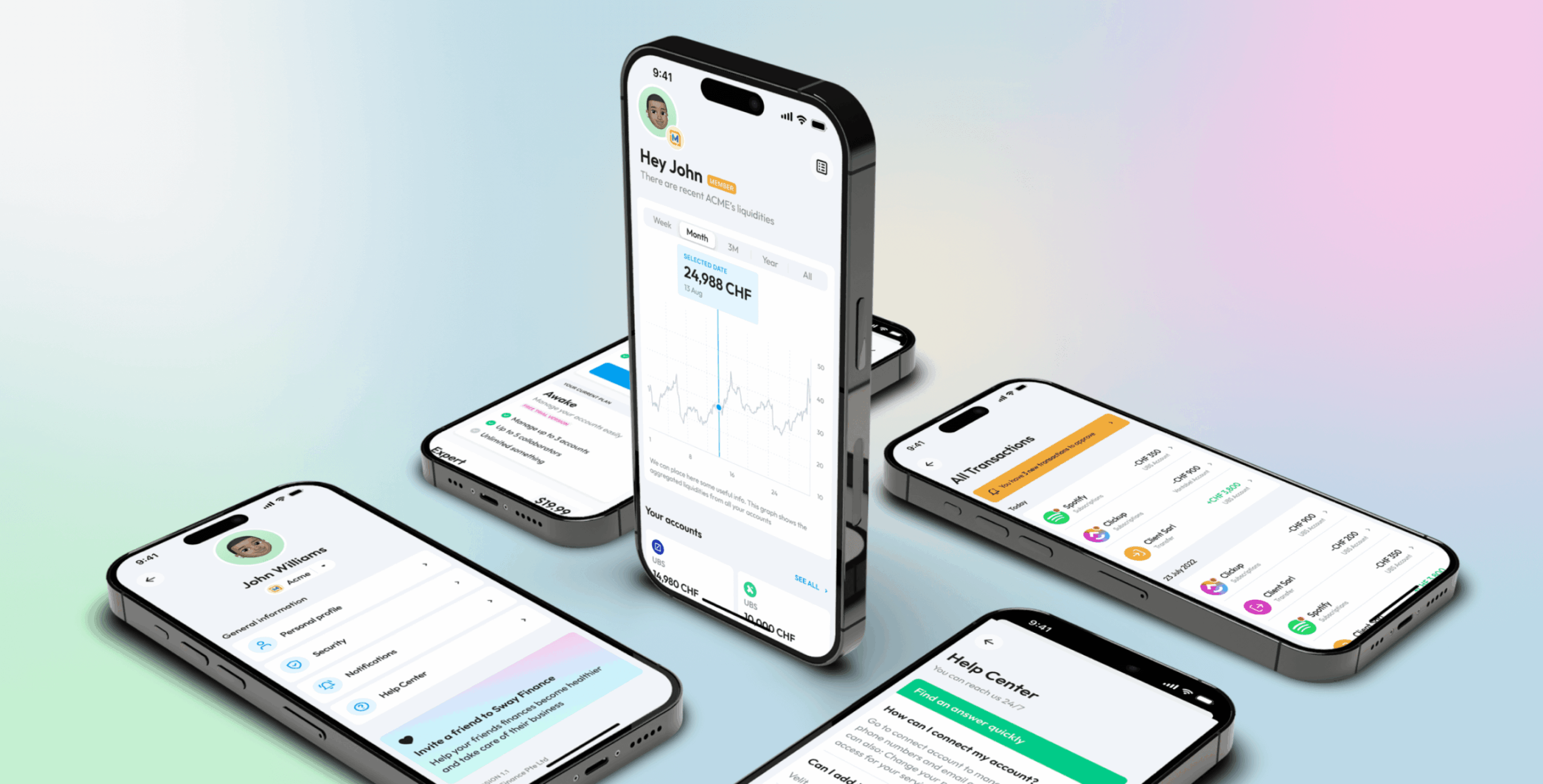 Sway Finance – cash management application - Website Development - Photo 9
