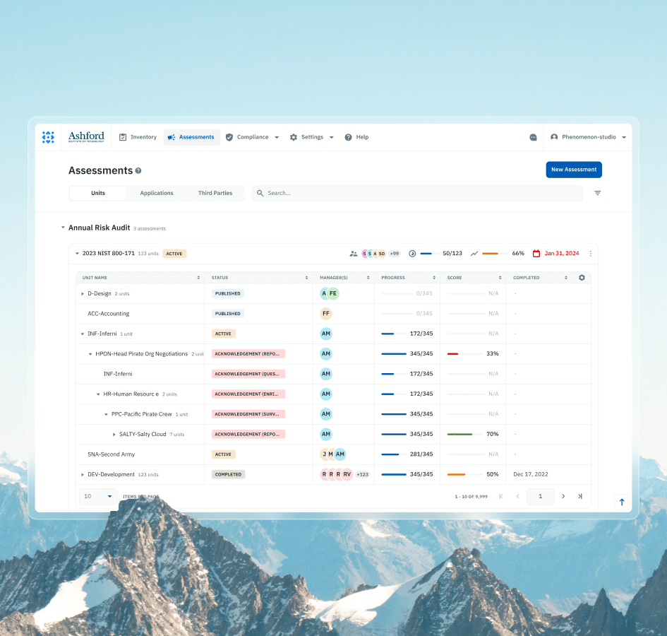 Isora – governance, risk, and compliance assessment platform - Website Development - Photo 