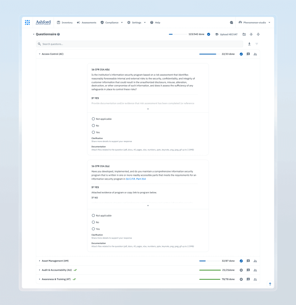 Isora – governance, risk, and compliance assessment platform - Website Development - Photo 21