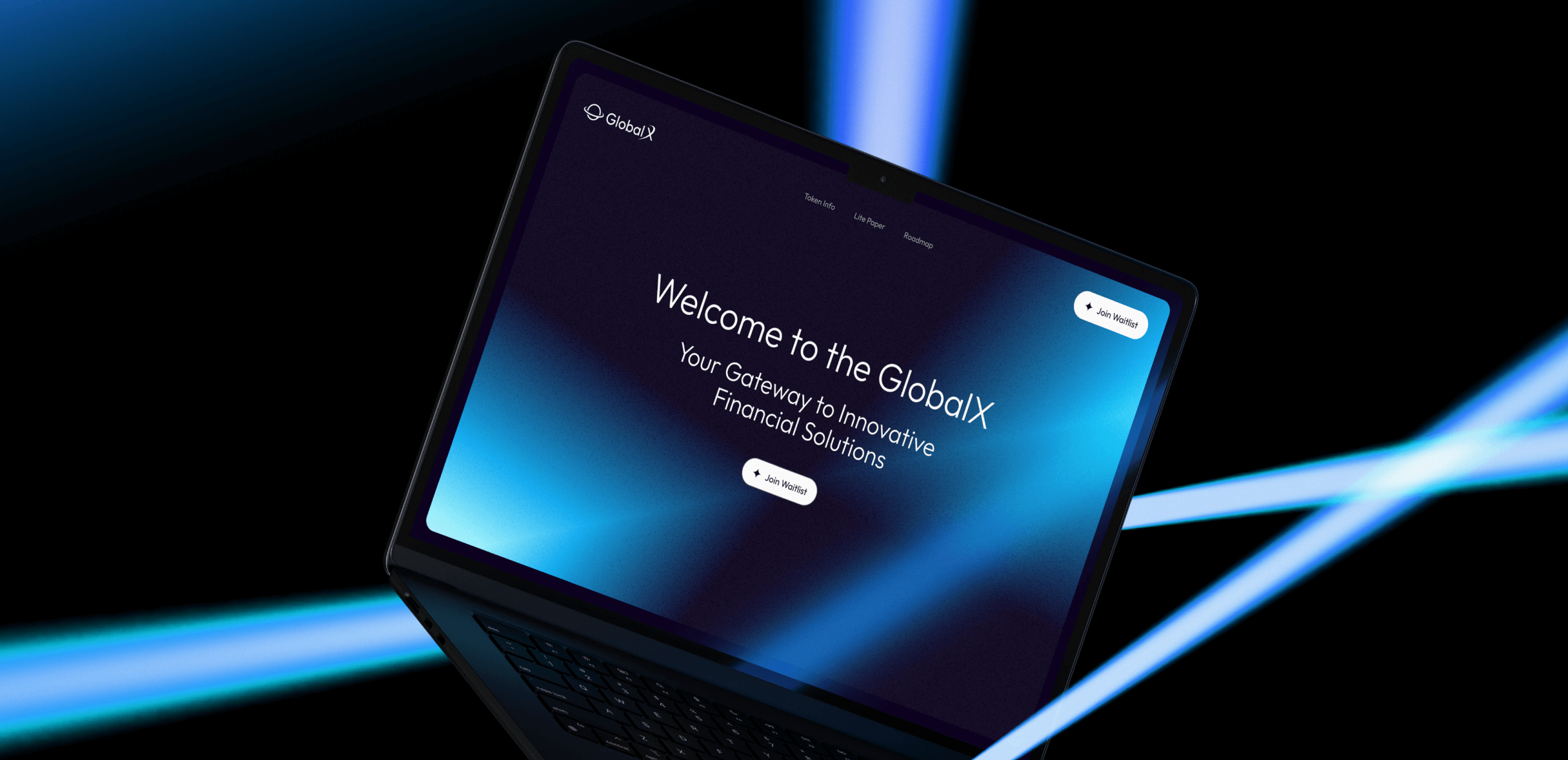 GlobalX – promo website for DEX - Website Development - Photo 1