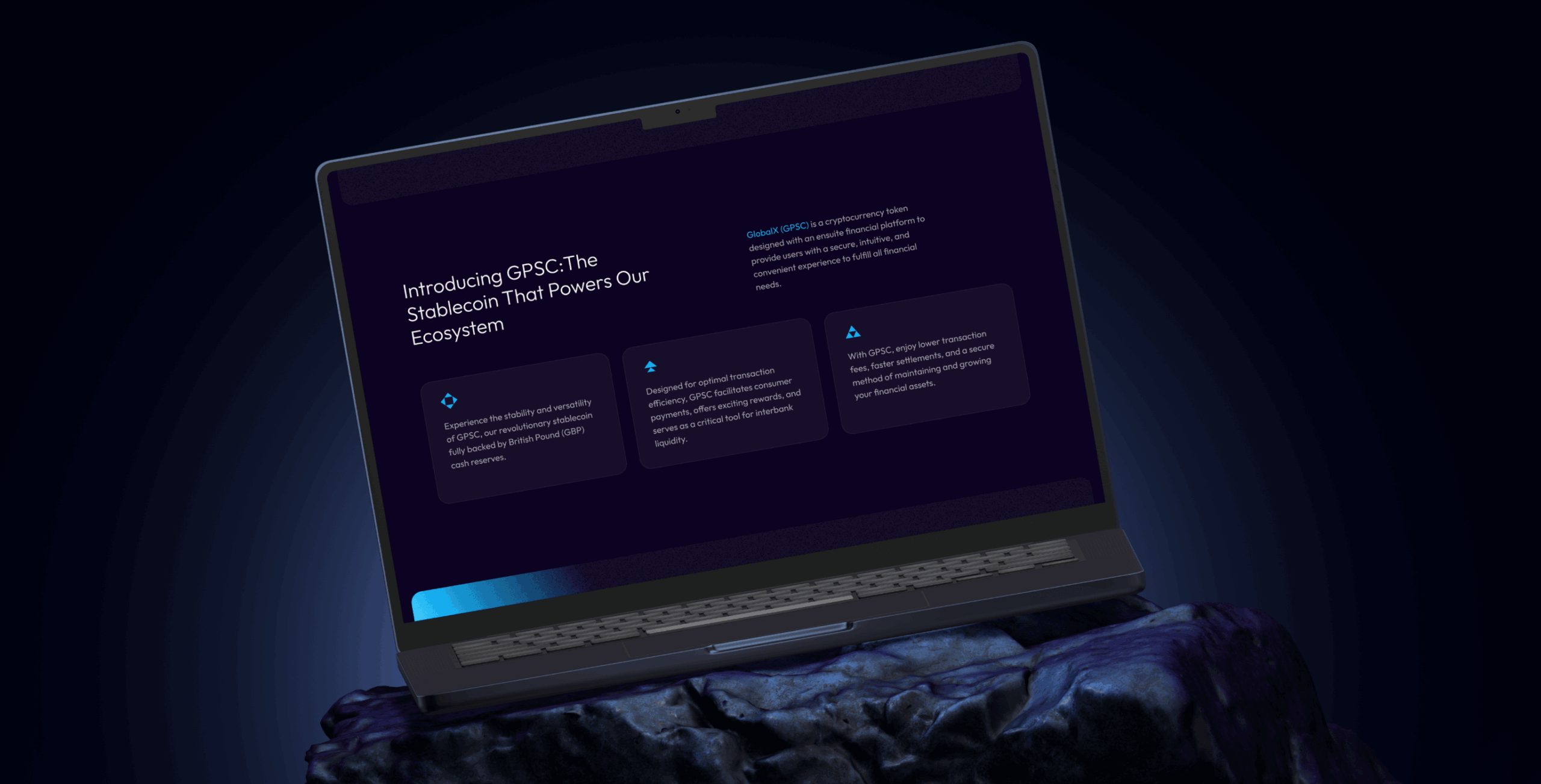 GlobalX – promo website for DEX - Website Development - Photo 3