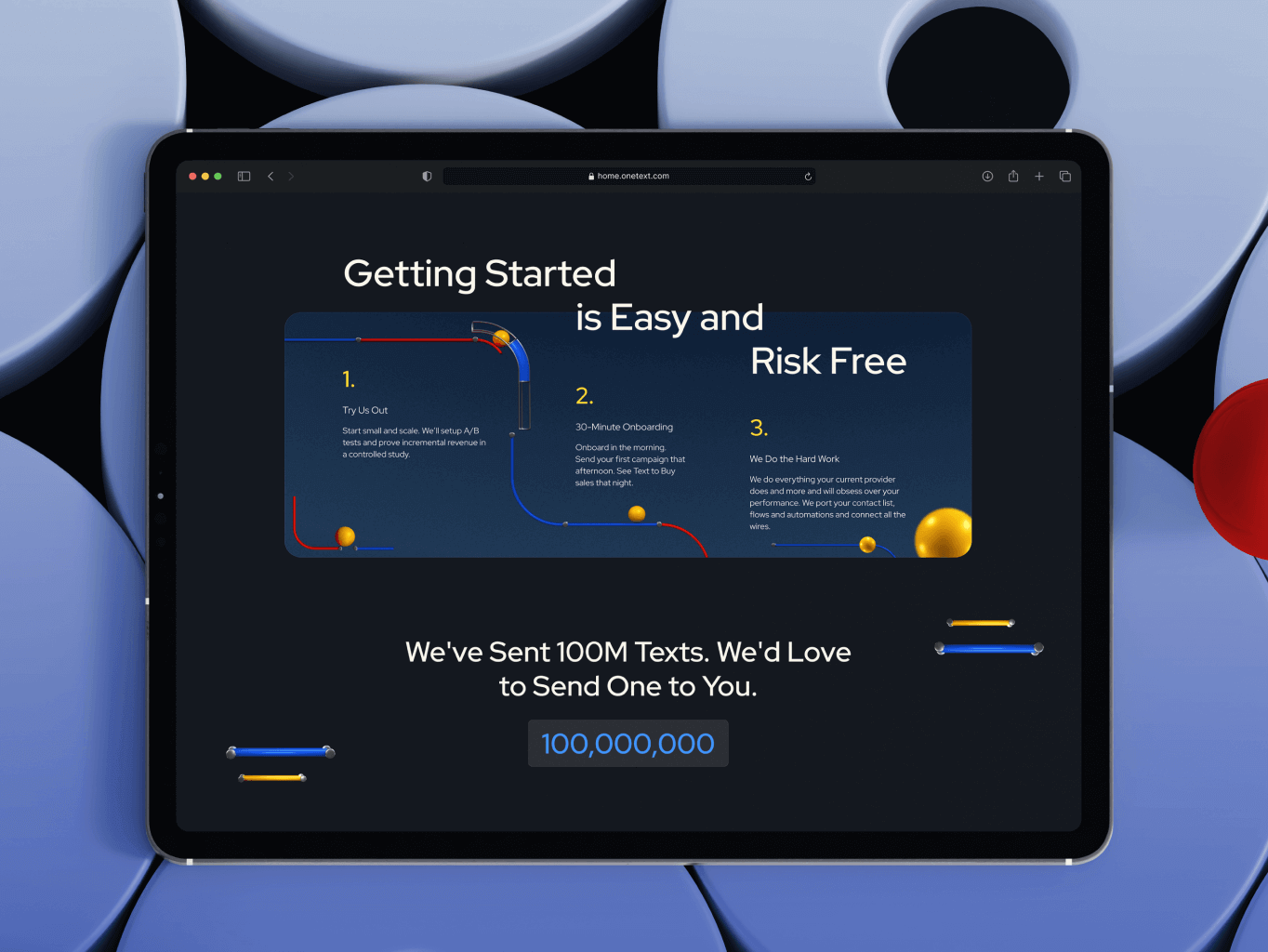 OneText – website redesign for SMS marketing tool - Website Development - Photo 6