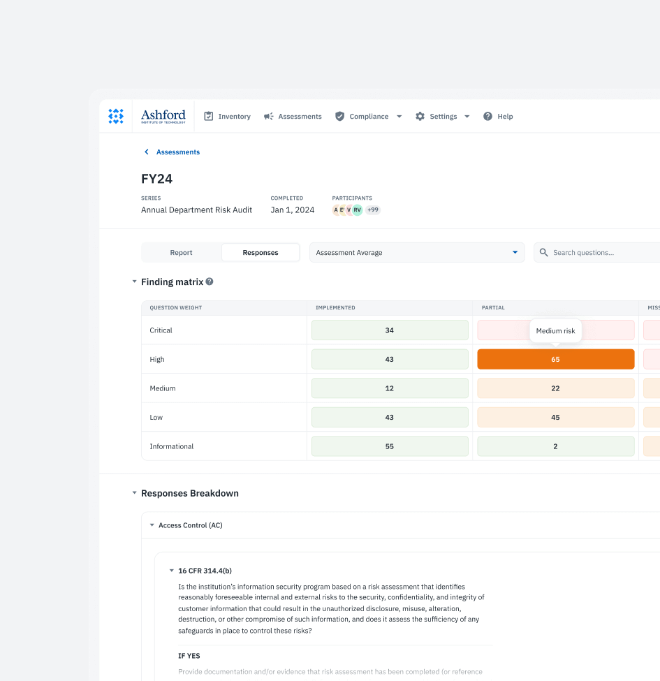 Isora – governance, risk, and compliance assessment platform - Website Development - Photo 8