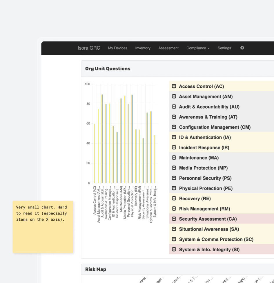 Isora – governance, risk, and compliance assessment platform - Website Development - Photo 10