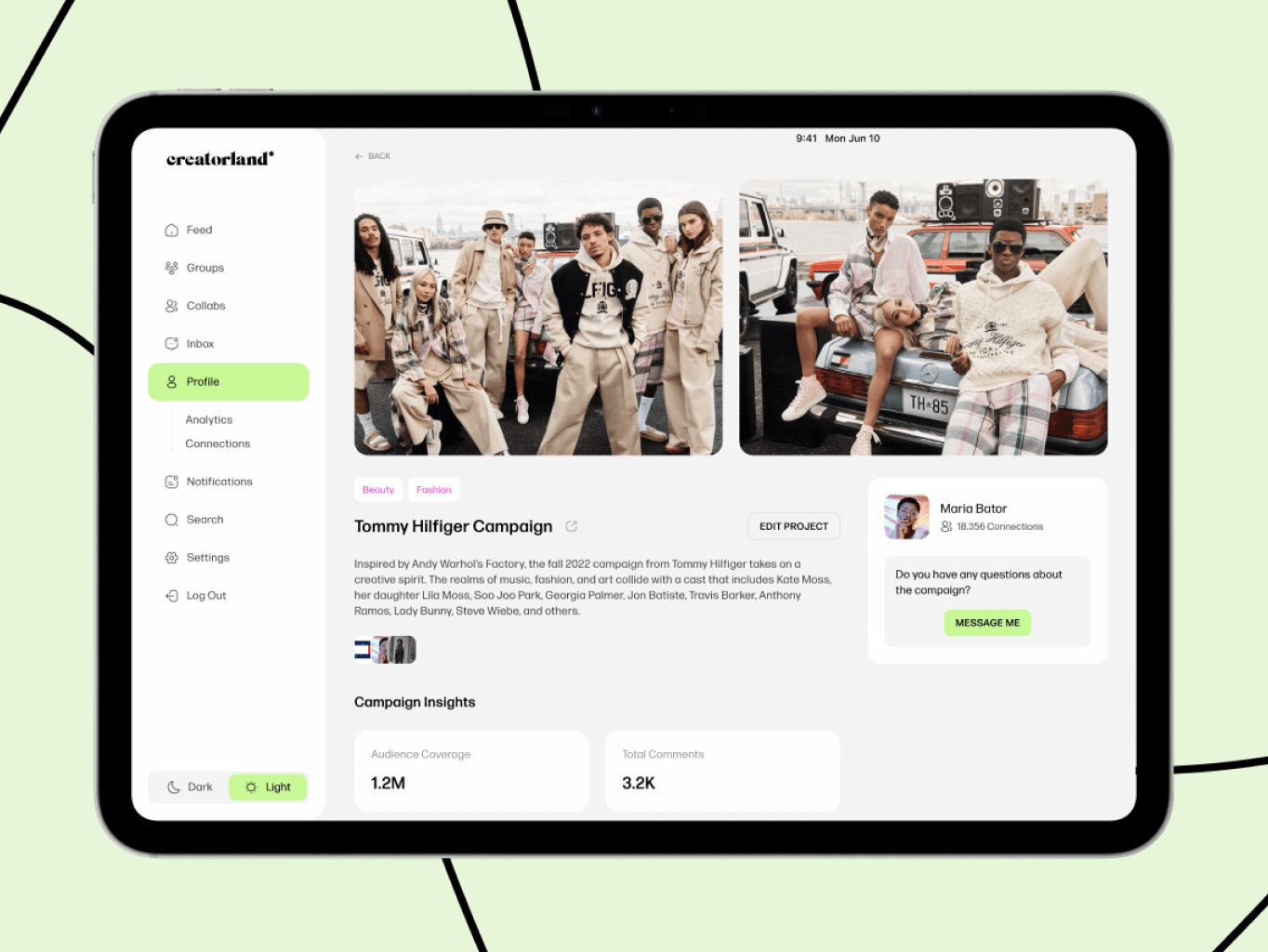 Creatorland – revolutionizing networking for Gen Z creators - Website Development - Photo 2