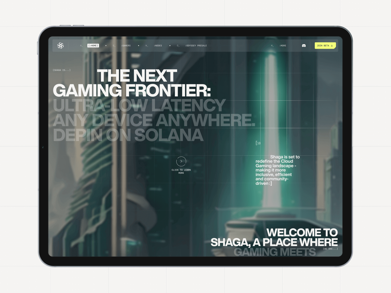 Shaga – Web3 cloud gaming platform - Website Development - Photo 2